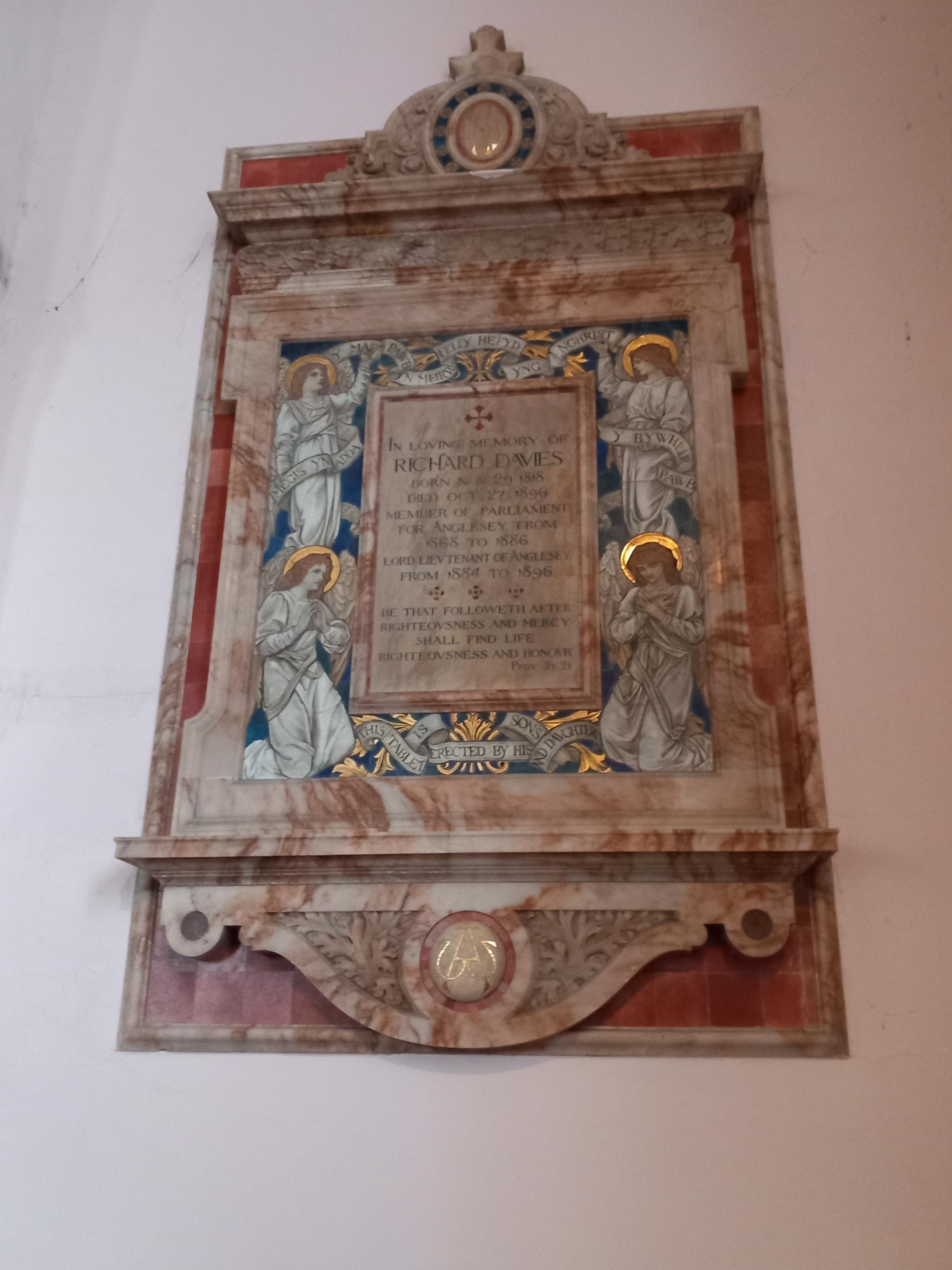 Memorial to Richard Davies - the barrelled ceiling Menai Bridge English Presbyterian Church Renovation (Dale Spridgeon Image)