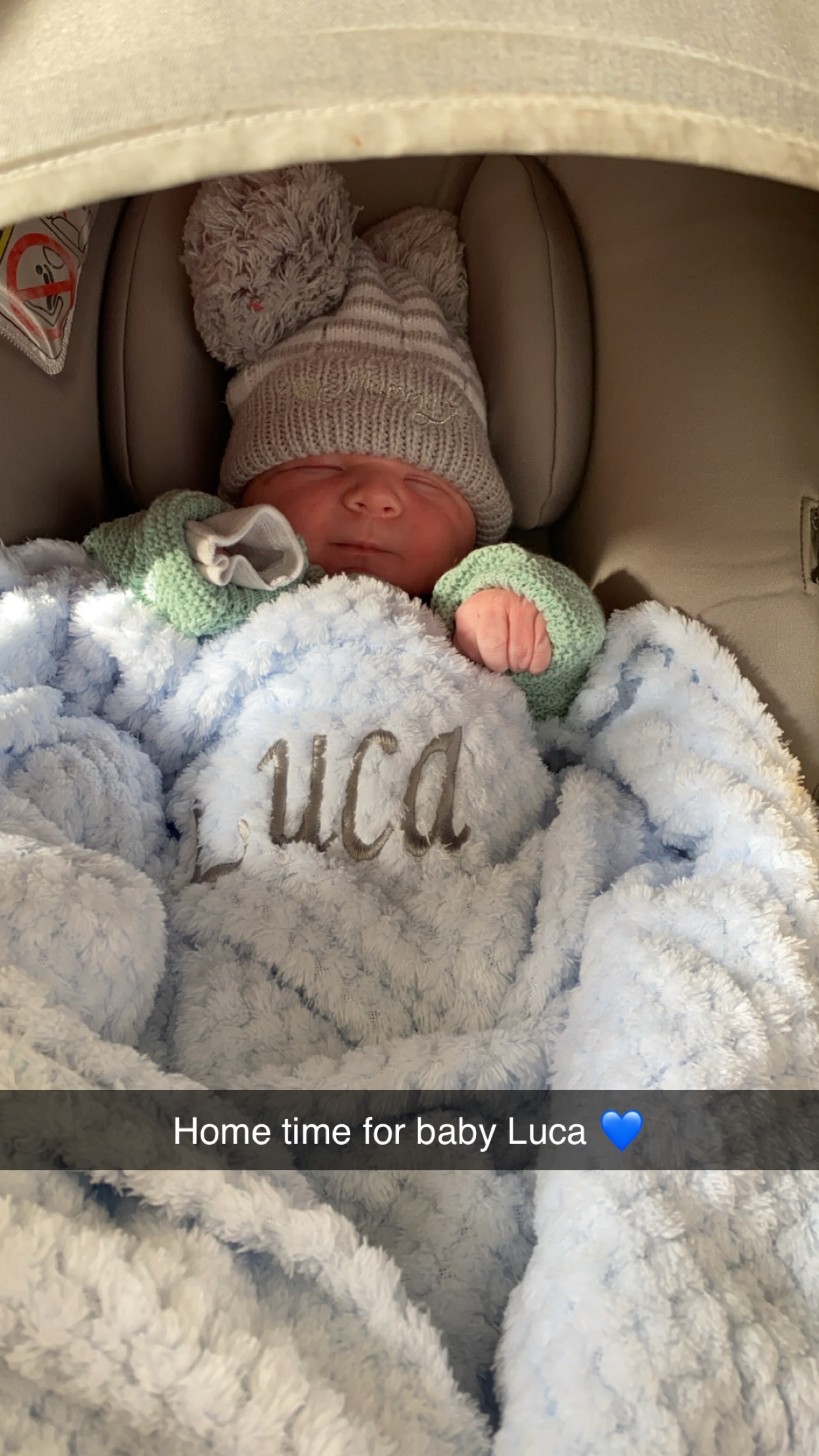 Home time for Luca Oare.