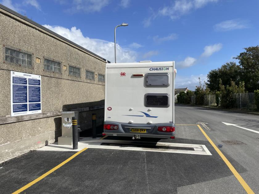 First Arosfan overnight stopping point for motorhomes opens in Gwynedd 