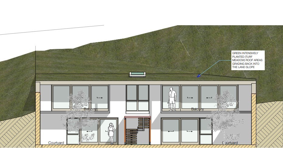 Earth home planned for Menai Bridge (Image Anglesey County Council planning documents)