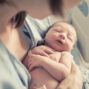 Newborn baby / pregnancy / maternity / pregnant / generic / Getty
New born baby boy resting in mothers arms..