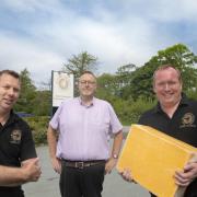 South Caernarfon Creameries; Pictured (from left) are Shon Jones, Mark Edwards and Trystan Povey of South Caernarfon Creameries. Picture Mandy Jones
