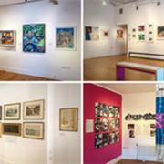 Pictures of the four new exhibitions at Storiel. Photo: Gwynedd Council