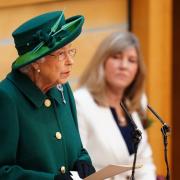 The Queen recalls 'happy memories' with Prince Philip in public speech. (PA)