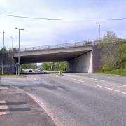 Junction 8A wil close between 7pm and 5am from tonight until May 6. Photo: Traffic Wales North & Mid