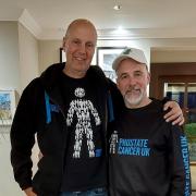 (L/R) Kevin Webber and John Crehan at the Trearddur Bay Hotel on Monday, April 2. Photo: Trearddur Bay Hotel