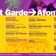 The list of events taking place as part of the Avant Garde revival.