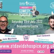 The line-up includes many famous comedians, such as Justin Moorhouse.