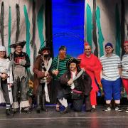 The pirates in Amwlch Showstoppers' production of ‘Treasure Island’. Photo: Ruth Purton