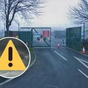 Bangor Recycling Centre is one of five to close due to the weather.