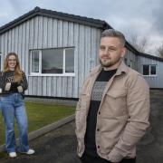 DIY newcomer Nia Jones paired up with roofer Mark Hughes for Channel 4 property show The Great House Giveaway.