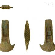 Early Bronze Age flanged axehead found in Felin Fach.
Image courtesy of the 'The Portable Antiquities Scheme’.