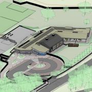 A design of the new Ysgol Treferthyr, Criccieth.
