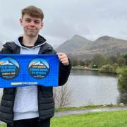 Josh, 16, who accesses the sibling support services at Tŷ Gobaith with the 'exclusive' Buff all participants will recieve.