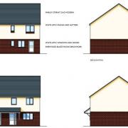 Gwalchmai Affordable Housing Plans (Image Anglesey County Council planning documents)