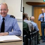 Chief of the Air Staff, Sir Richard Knighton, visits RAF Valley
