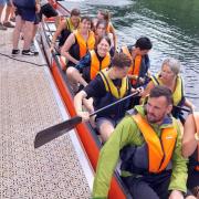 Rhyl Rotary Club at the Dragon Boat Races