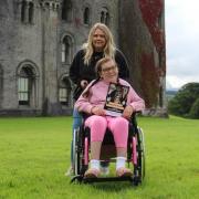 Cassi and mum Alys Howell at the beautiful Penrhyn Castle