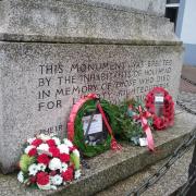 Wreaths laid at the Cenotaph