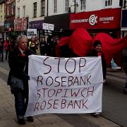 Gwynedd climate groups march against Rosebank