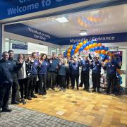 The new B&M store in Porthmadog celebrates its opening