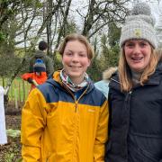 Local MP Virginia Crosbie with Lily-Rose Haddrell, Young Leader & Explorer with De Môn Explorers