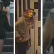 The three people police want to identify.