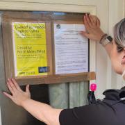 The closure order is placed on the Caernarfon property