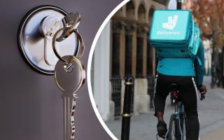 Deliveroo and Just Eat can add up to £36,000 to the value of UK homes. (PA/Canva)