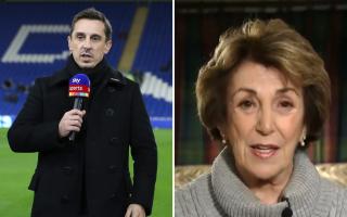 Gary Neville and Edwina Currie clashed on Good Morning Britain over the topic of Universal Credit uplift being ended (Nick Potts/PA/ITV)