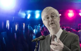 First Minister Mark Drakeford has defended the Welsh Government's decision to close nightclubs last December, but the industry says no clear evidence has been provided to justify the decision. Pictures: PA Wire (main)/Pexels (background)