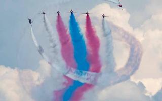 Red Arrows at Rhyl Air Show