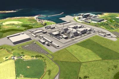 Artist's impression of how Wylfa Newydd could look once completed.
