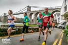 Action from the Anglesey Half Marathon